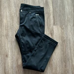 NWT Bogner Black Gele Golf Pants Size 12
